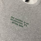 “This weather is so inconsistent, it’s giving men” embroidered sweatshirt