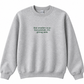 “This weather is so inconsistent, it’s giving men” embroidered sweatshirt